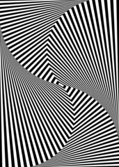 Optical illusion of torsion and rotation movement. Dynamic effect. Abstract spiral background of bright glow perspective. Vector art eps 10 for business brochure, flyer party, design banners, cover © Yuriy Bogdanov