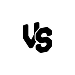 Versus logo. VS letters for sports, fight, competition, battle, match, game. Vector icon.