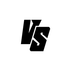 Versus logo. VS letters for sports, fight, competition, battle, match, game. Vector icon.