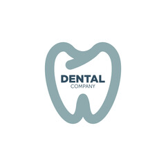 Obraz premium Dental logo design with geometry