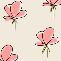 pink flower background