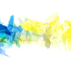 Brushed Painted Abstract Background. Brush stroked painting. Artistic vibrant and colorful wallpaper..