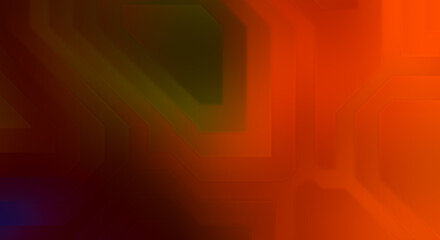 Geometric multicolored intersecting lines. Graphic illustration of digital technology. Abstract background.