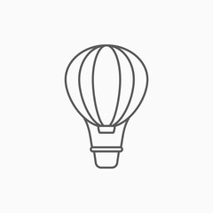 air balloon icon, balloon vector