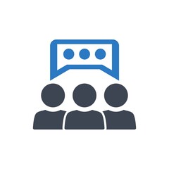 Chat discussion icon