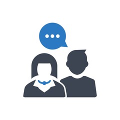 Conversation discussion icon