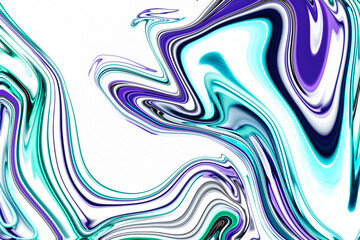 Close-up of multi-colored paper clips on a white background. Place for your text. Business and educate concept.