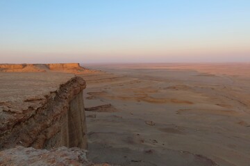 The beautiful sands and rocks formations due to erosion  in Fayoum desert in Egypt