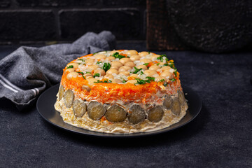Festive laired salad Mushroom Glade