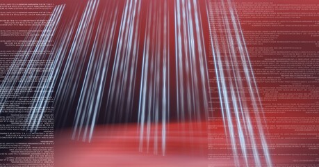 Neon blue light trails