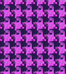 Seamless houndstooth pattern. Crowbar print illustration. 