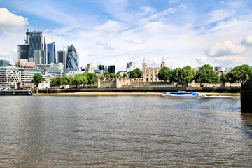 A view of the River Thames in London