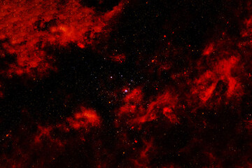 Galaxy in red colors. Elements of this image were furnished by NASA.