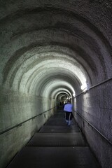 Obraz premium Tunnel leads to the Herculaneum excavations, Italy