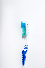 old and worn out toothbrush