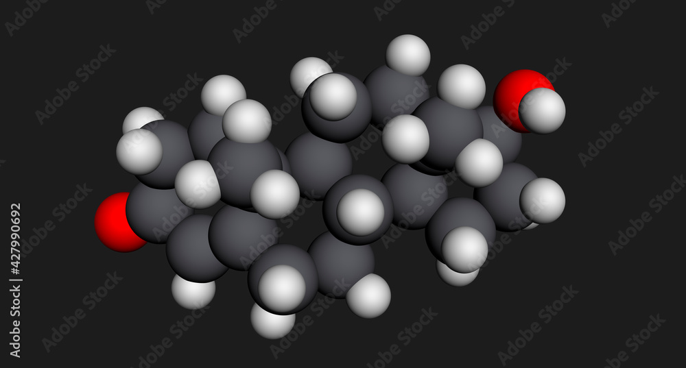 Canvas Prints testosterone, testosteron molecule. it is androgenic steroid sex hormone. molecular model. 3d render