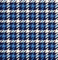 Seamless houndstooth pattern. Crowbar print illustration. 