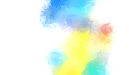 Brushed Painted Abstract Background. Brush stroked painting. Artistic vibrant and colorful wallpaper..