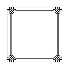 chinese frame illustration