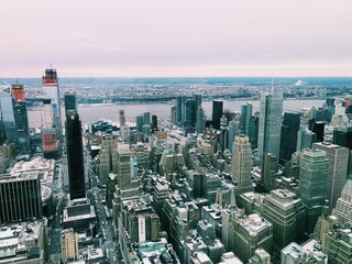 Fototapeta premium New York City from the Empire State Building 
