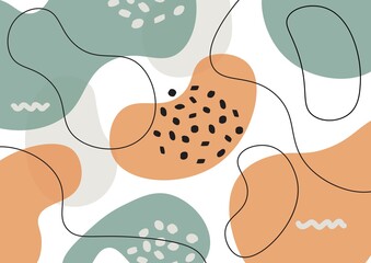 modern colorful pastel gradient abstract geometric shape. memphis style background. vector illustration.