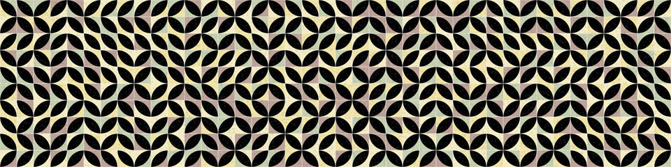 Abstract Geometric Pattern generative computational art illustration