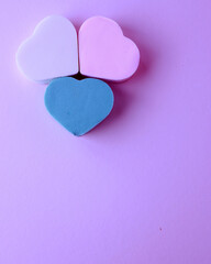 Fototapeta premium pink paper heart