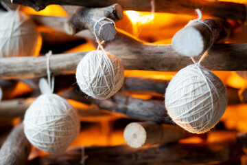 wooden Christmas tree