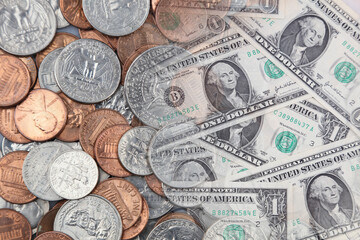 American coins and banknotes