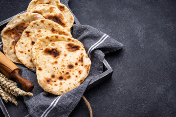 Pita bread, traditional Jewish food