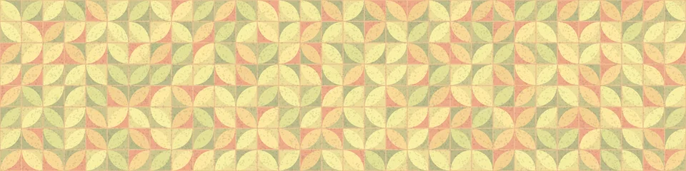 Rolgordijnen Vormen patronen Abstract Geometric Pattern generative computational art illustration  © vector_master