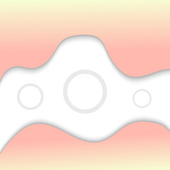 Creative liquid banner in modern gradient colors.