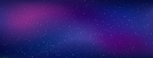 Fototapeta na wymiar Star universe and stardust in deep space background and gradient sky galaxy in the night with nebula in the cosmos. Vector Illustration.