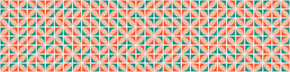 Abstract Geometric Pattern generative computational art illustration