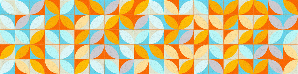 Abstract Geometric Pattern generative computational art illustration