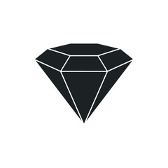 Fototapeta premium Diamond icon symbol illustration