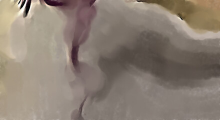 Rough brushstrokes on abstract background. Brush painting. Color strokes of paint. Unique wall art. Modern art on canvas. Colorful contemporary artwork.