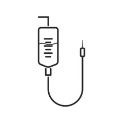 Infusion Medical Icon Illustration