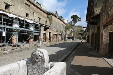 Ancient city of Herculaneum, Italy