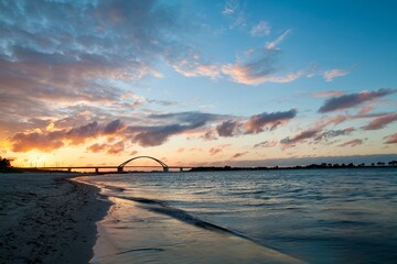 Obraz premium Fehmarn-Sund-Brücke