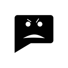 Angry emoticon icon