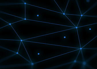 3d illustration rendering, ai robot head face with data internet network, deep learning system technology machine