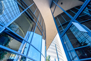 Abstract buildings background.