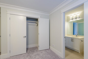 Empty room in modern house.