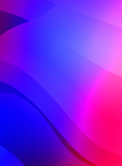Abstract background with colorful gradient. Vibrant graphic wallpaper with stripes design. Fluid 2D illustration of modern movement.