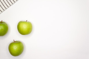 Vegetables and Fruits on white background