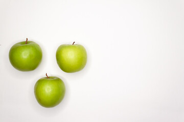 Vegetables and Fruits on white background