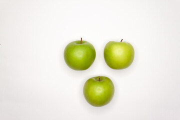 Vegetables and Fruits on white background