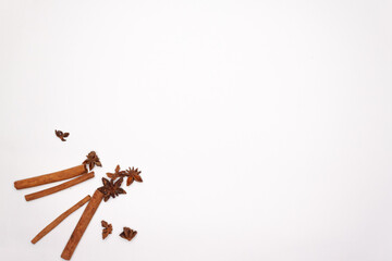 Vegetables and Fruits on white background