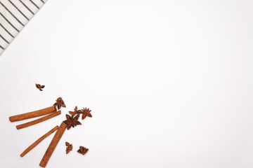 Vegetables and Fruits on white background
